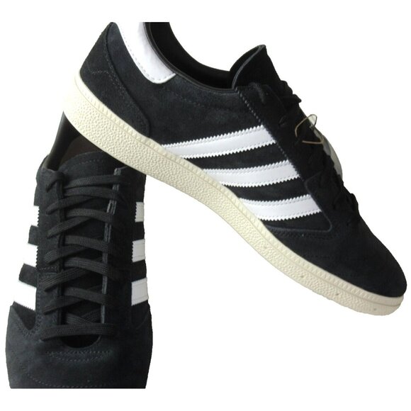Adidas Men's Busenitz Vintage Suede Skate Soccer Shoes Black White Sizes NIB - Picture 4 of 6